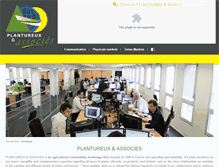Tablet Screenshot of plantureux.com